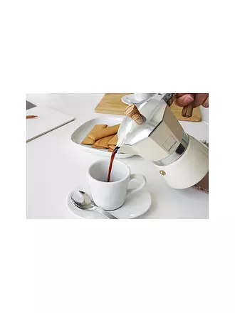 GNALI & ZANI | Espressokocher Venezia 6 Tassen Creme | 